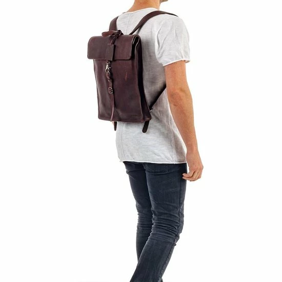 Goedkoop ???? Burkely Antique Avery Unisex Leren Rugzak - Bruin ???? 15 Goedkoop ???? Burkely Antique Avery Unisex Leren Rugzak - Bruin ???? - Afbeelding 13