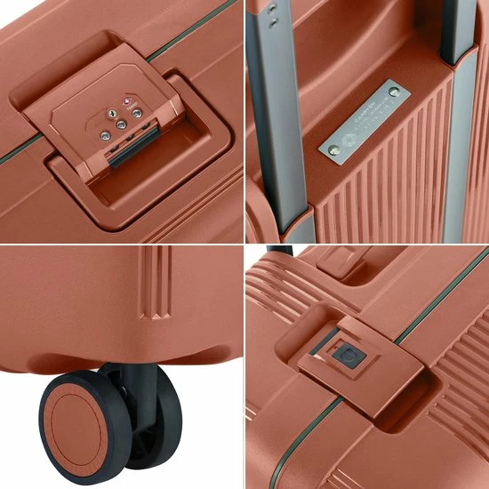 Aanbiedingen ???? CarryOn Protector Luxe Koffer - Trolley 66cm Met TSA-klikslot - 4-delige Packer Set - Ultralicht - Terra Oranje ???? 6 Aanbiedingen ???? CarryOn Protector Luxe Koffer - Trolley 66cm Met TSA-klikslot - 4-delige Packer Set - Ultralicht - Terra Oranje ???? - Afbeelding 4