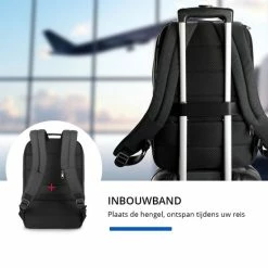 Goedkoop ✔️ Brandie® - Rugzak - Laptop Rugzak Tot 15.6 Inch Voor Unisex - Schooltas - Waterdicht - Anti-diefstal TSA Slot - USB Poort - Met Regenhoes - Schoudertas Voor Reizen En Zakelijk Werk - Gewicht 1.3KG - Maat18*30*47 Inch - Zwart ???? -Samsonite Winkel 550x550 728
