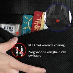 Goedkoop ✔️ Brandie® - Rugzak - Laptop Rugzak Tot 15.6 Inch Voor Unisex - Schooltas - Waterdicht - Anti-diefstal TSA Slot - USB Poort - Met Regenhoes - Schoudertas Voor Reizen En Zakelijk Werk - Gewicht 1.3KG - Maat18*30*47 Inch - Zwart ???? -Samsonite Winkel 550x550 730