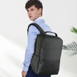 Goedkoop ✔️ Brandie® - Rugzak - Laptop Rugzak Tot 15.6 Inch Voor Unisex - Schooltas - Waterdicht - Anti-diefstal TSA Slot - USB Poort - Met Regenhoes - Schoudertas Voor Reizen En Zakelijk Werk - Gewicht 1.3KG - Maat18*30*47 Inch - Zwart ???? -Samsonite Winkel 550x550 733