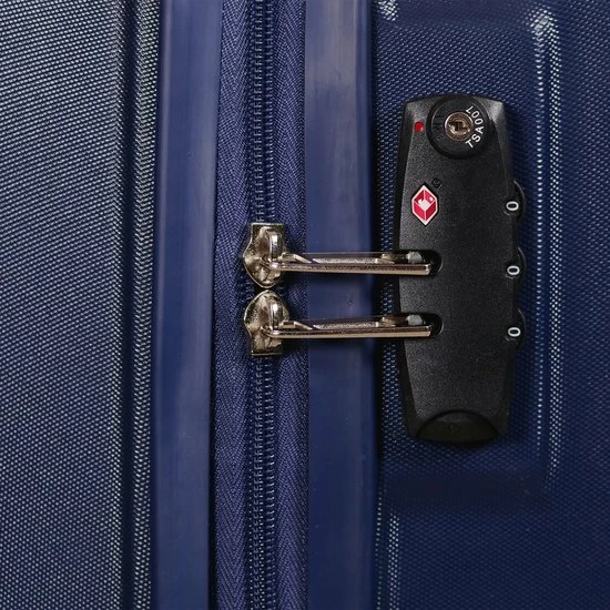 Flash-uitverkoop ???? ©TROLLEYZ - Ibiza No.3 - Reiskoffer 69cm Met TSA Slot - Dubbele Wielen - 360° Spinners - 100% ABS - Reiskoffer In Ocean Blue ???? 8 Flash-uitverkoop ???? ©TROLLEYZ - Ibiza No.3 - Reiskoffer 69cm Met TSA Slot - Dubbele Wielen - 360° Spinners - 100% ABS - Reiskoffer In Ocean Blue ???? - Afbeelding 6