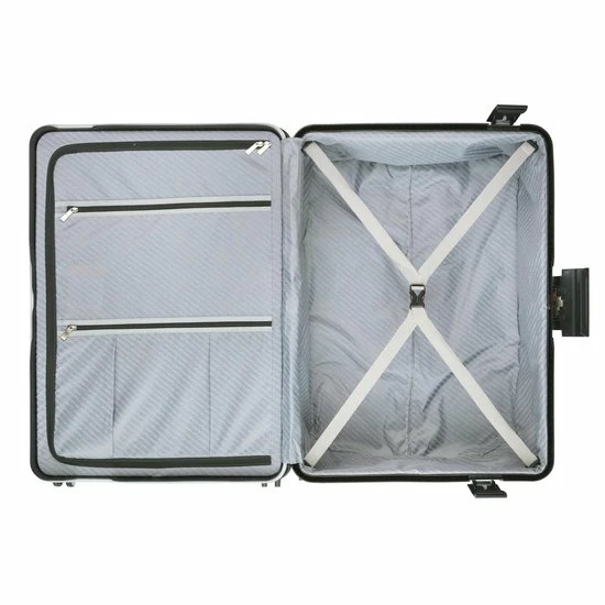 Uitgang ???? CarryOn Steward Kofferset - 2-delige TSA Trolleyset Met Kliksloten - Dubbele Wielen - Zwart ???? 10 Uitgang ???? CarryOn Steward Kofferset - 2-delige TSA Trolleyset Met Kliksloten - Dubbele Wielen - Zwart ???? - Afbeelding 8