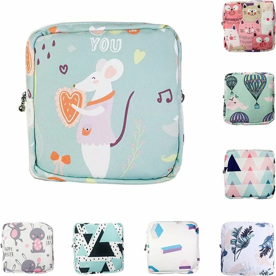Korting ❤️ Marishop Maandverband Tasje - Make-up Tasje - Handig Opberg Tasje - Dames - Beige Plant ???? 10 Korting ❤️ Marishop Maandverband Tasje - Make-up Tasje - Handig Opberg Tasje - Dames - Beige Plant ???? - Afbeelding 8