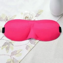Kopen ❤️ Vardaan Slaapmasker - Premium Zijden - Oogmasker - Blinddoek - Donker Roze ✨