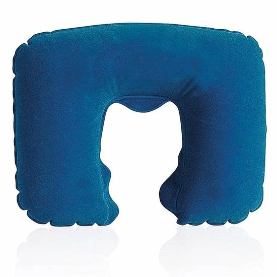 Korting ???? Merkloos 3x Opblaasbare Nekkussens Donkerblauw - Reiskussens/nekkussens - Handig Voor Op Reis/vakantie ???? 4 Korting ???? Merkloos 3x Opblaasbare Nekkussens Donkerblauw - Reiskussens/nekkussens - Handig Voor Op Reis/vakantie ???? - Afbeelding 2
