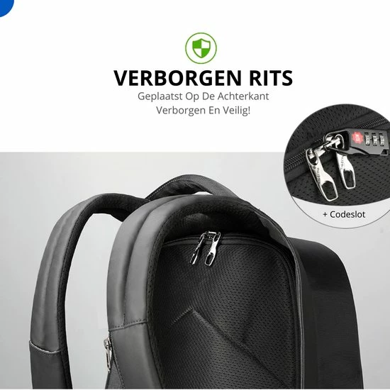 Flash-uitverkoop ???? Thuys Anti Diefstal Rugzak - Anti Diefstal Tas USB En AUX - Anti Theft ???? Backpack Waterafstotend - Voor 15.6 Inch Laptop - Hoogwaardig ???? 10 Flash-uitverkoop ???? Thuys Anti Diefstal Rugzak - Anti Diefstal Tas USB En AUX - Anti Theft ???? Backpack Waterafstotend - Voor 15.6 Inch Laptop - Hoogwaardig ???? - Afbeelding 8