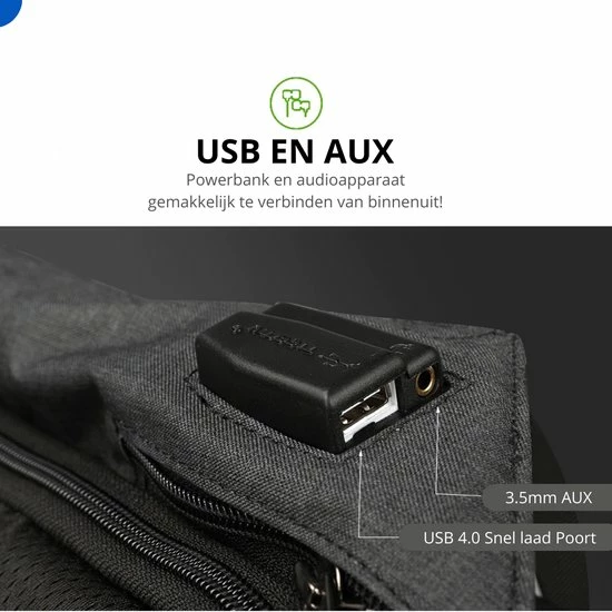 Flash-uitverkoop ???? Thuys Anti Diefstal Rugzak - Anti Diefstal Tas USB En AUX - Anti Theft ???? Backpack Waterafstotend - Voor 15.6 Inch Laptop - Hoogwaardig ???? 14 Flash-uitverkoop ???? Thuys Anti Diefstal Rugzak - Anti Diefstal Tas USB En AUX - Anti Theft ???? Backpack Waterafstotend - Voor 15.6 Inch Laptop - Hoogwaardig ???? - Afbeelding 12