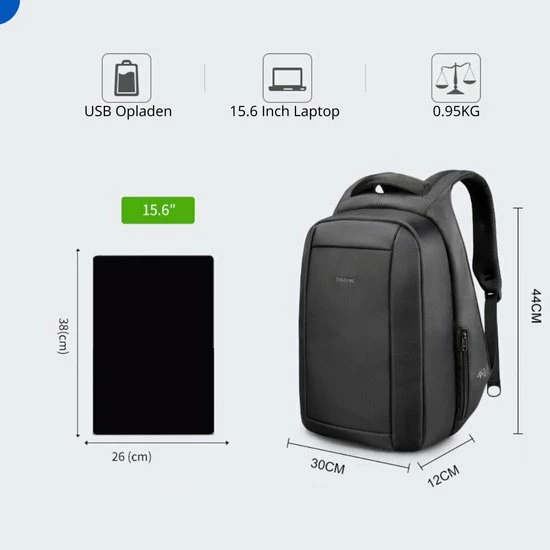Flash-uitverkoop ???? Thuys Anti Diefstal Rugzak - Anti Diefstal Tas USB En AUX - Anti Theft ???? Backpack Waterafstotend - Voor 15.6 Inch Laptop - Hoogwaardig ???? 15 Flash-uitverkoop ???? Thuys Anti Diefstal Rugzak - Anti Diefstal Tas USB En AUX - Anti Theft ???? Backpack Waterafstotend - Voor 15.6 Inch Laptop - Hoogwaardig ???? - Afbeelding 13