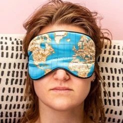 Alternative view of Beste recensies van ✔️ Kikkerland Slaapmasker - Wereldkaart Design - Te Gebruiken Voor Onderweg In Het Vliegtuig Of Auto - 20,6x10x0,6cm ❤️
