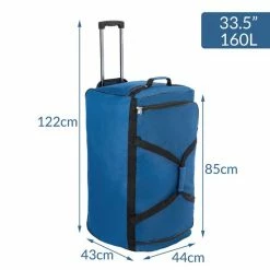 Beste Pirce ???? Monzana Deuba Reistas Sporttas - Donker Blauw - 160 Liter Op Wielen - Telescopisch Handvat ???? 19 Beste Pirce ???? Monzana Deuba Reistas Sporttas - Donker Blauw - 160 Liter Op Wielen - Telescopisch Handvat ???? -Samsonite Winkel 550x550 868