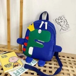 Flash-uitverkoop ❤️ Merkloos Rugzak Dino Groot 30x9x23 Cm Met Veiligheidsriem Voor Ouder - Dino Rugzak Jongens/meisjes - Rugzak Peuter - Kinderrugtas - Tassen - Schooltas Dino - Rugtassen - Rugzakken - Peuters - Rugzak Dinosaurus Meisjes - Schoolspullen - Blauw ????