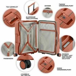 Aanbiedingen ???? CarryOn Protector Luxe ???? Handbagage Koffer - Trolley 55cm Met TSA-klikslot - 4-delige Packer Set - Ultralicht - Terra Oranje ???? 15 Aanbiedingen ???? CarryOn Protector Luxe ???? Handbagage Koffer - Trolley 55cm Met TSA-klikslot - 4-delige Packer Set - Ultralicht - Terra Oranje ???? -Samsonite Winkel 550x553 11
