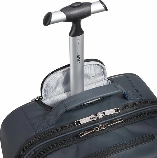 Nieuw ???? Delsey Parvis Plus ???? Backpack Trolley - Water Resistant - 2 Compartments - 17,3 Inch - Grey ???? 12 Nieuw ???? Delsey Parvis Plus ???? Backpack Trolley - Water Resistant - 2 Compartments - 17,3 Inch - Grey ???? - Afbeelding 10