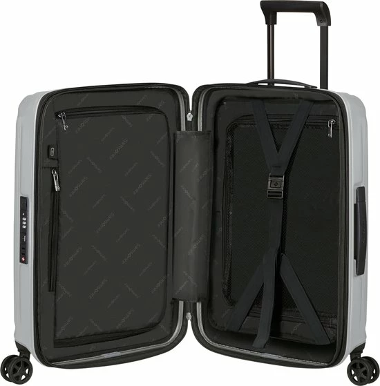 Begroting ???? Samsonite Reiskoffer - Nuon Spinner 55/20 Exp (Handbagage) Matt Silver ???? 13 Begroting ???? Samsonite Reiskoffer - Nuon Spinner 55/20 Exp (Handbagage) Matt Silver ???? - Afbeelding 11