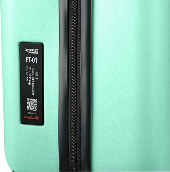 Beste deal ???? Princess Traveller PT01 - ???? Handbagagekoffer - Pacific Mint - S - 55cm ???? 6 Beste deal ???? Princess Traveller PT01 - ???? Handbagagekoffer - Pacific Mint - S - 55cm ???? - Afbeelding 4
