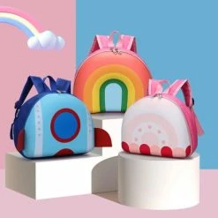 Flash-uitverkoop ???? Merkloos Rugtasje - Rugzak - Schooltas Hard Shell Regenboog Roze Wit - Waterdicht - Jongens - Meisjes - Cadeau - Sinterklaas - Kerst - 1 Jaar - 2 Jaar ???? -Samsonite Winkel 550x561 13