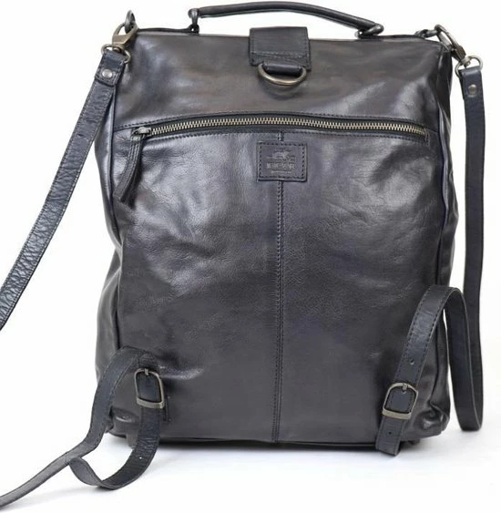Aanbiedingen ???? Bear Design Ross Leren Rugtas / Dokterstas - Zwart ???? 17 Aanbiedingen ???? Bear Design Ross Leren Rugtas / Dokterstas - Zwart ???? - Afbeelding 15