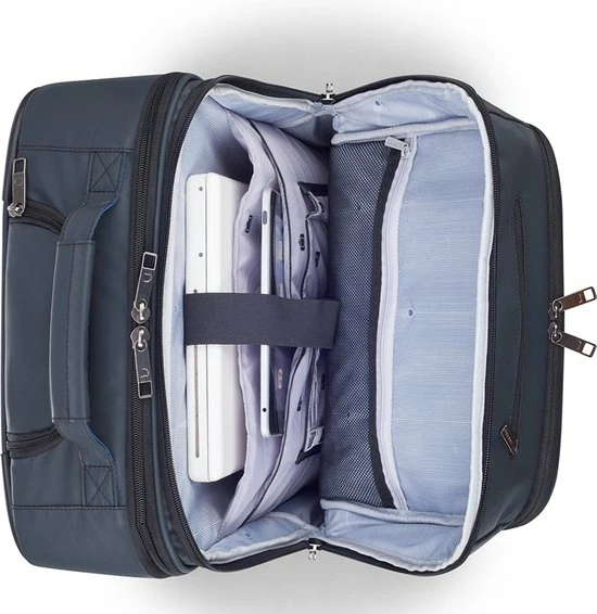 Nieuw ???? Delsey Parvis Plus ???? Backpack Trolley - Water Resistant - 2 Compartments - 17,3 Inch - Grey ???? 8 Nieuw ???? Delsey Parvis Plus ???? Backpack Trolley - Water Resistant - 2 Compartments - 17,3 Inch - Grey ???? - Afbeelding 6