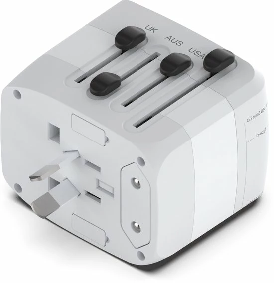 Flash-uitverkoop ???? Ar202 Universele Wereldstekker Met 4 USB-C En USB Poorten - Internationale Reisstekker Voor 150+ Landen - EU - Engeland (UK) - Amerika (USA) - Australië - Azië - Zuid Amerika - Reis Adapter - Wereld Stekker - Oplader – Wit ???? 8 Flash-uitverkoop ???? Ar202 Universele Wereldstekker Met 4 USB-C En USB Poorten - Internationale Reisstekker Voor 150+ Landen - EU - Engeland (UK) - Amerika (USA) - Australië - Azië - Zuid Amerika - Reis Adapter - Wereld Stekker - Oplader – Wit ???? - Afbeelding 6