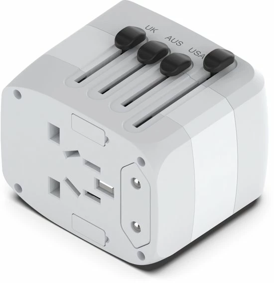 Flash-uitverkoop ???? Ar202 Universele Wereldstekker Met 4 USB-C En USB Poorten - Internationale Reisstekker Voor 150+ Landen - EU - Engeland (UK) - Amerika (USA) - Australië - Azië - Zuid Amerika - Reis Adapter - Wereld Stekker - Oplader – Wit ???? 15 Flash-uitverkoop ???? Ar202 Universele Wereldstekker Met 4 USB-C En USB Poorten - Internationale Reisstekker Voor 150+ Landen - EU - Engeland (UK) - Amerika (USA) - Australië - Azië - Zuid Amerika - Reis Adapter - Wereld Stekker - Oplader – Wit ???? - Afbeelding 13
