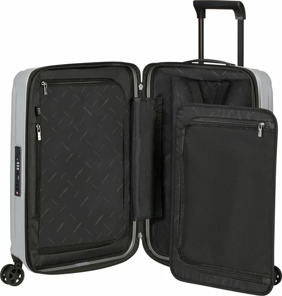 Begroting ???? Samsonite Reiskoffer - Nuon Spinner 55/20 Exp (Handbagage) Matt Silver ???? 7 Begroting ???? Samsonite Reiskoffer - Nuon Spinner 55/20 Exp (Handbagage) Matt Silver ???? - Afbeelding 5