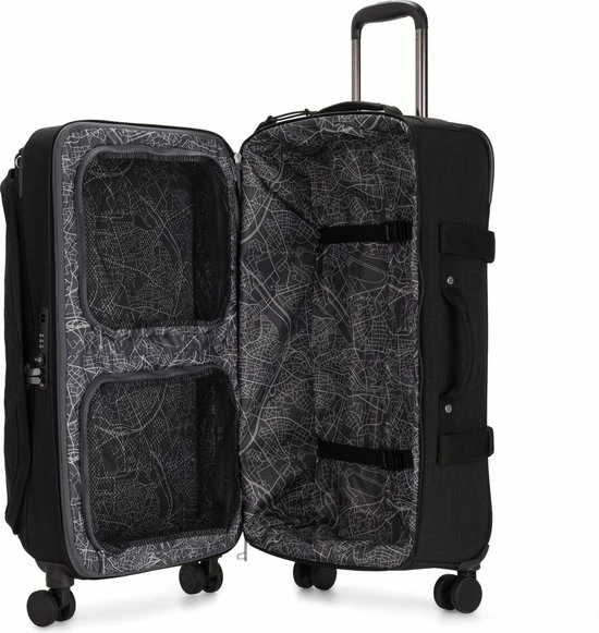 Hete verkoop ❤️ Kipling Spontaneous M Reiskoffer - Black Noir ???? 5 Hete verkoop ❤️ Kipling Spontaneous M Reiskoffer - Black Noir ???? - Afbeelding 3