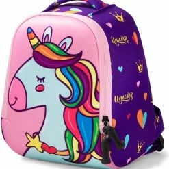 Uitgang 💯 Stan Stanson Rugzak Meisje - Unicorn Tas - Regenboog Schooltas - Eenhoorn - Paarden - Meisje - Kinder Rugtas - Sinterklaas - Schoencadeautjes Sinterklaas 👏
