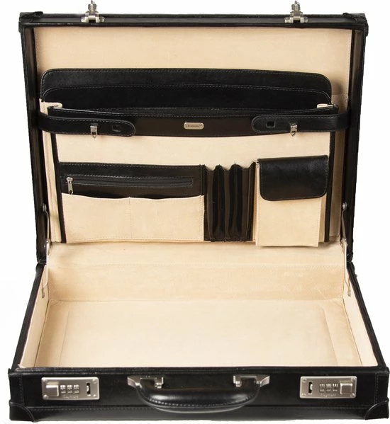 Beste deal ???? Claymore Business Leather Attaché 1722 Zwart ✨ 5 Beste deal ???? Claymore Business Leather Attaché 1722 Zwart ✨ - Afbeelding 3