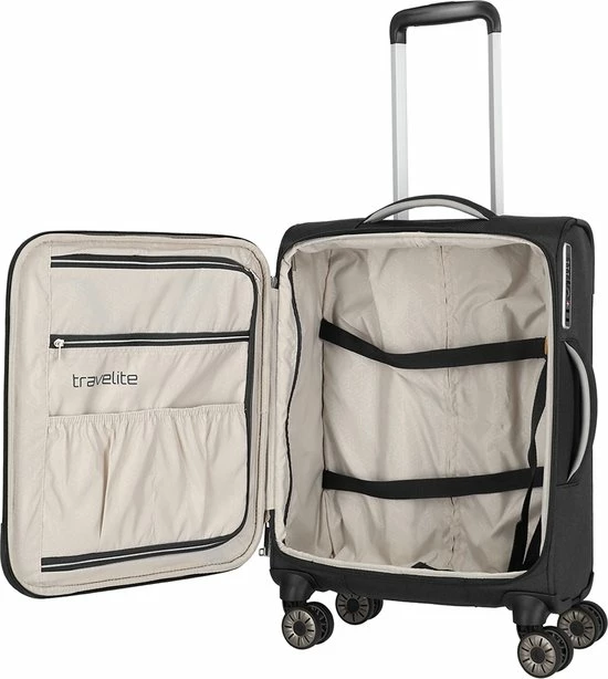 Hete verkoop ???? Travelite Miigo ???? Handbagagekoffer 55 Cm Black ???? 9 Hete verkoop ???? Travelite Miigo ???? Handbagagekoffer 55 Cm Black ???? - Afbeelding 7