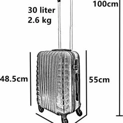 Beste Pirce ???? Sb ???? Handbagage Koffer 55cm 4 Wielen Trolley - Blauw ❤️ -Samsonite Winkel 550x617 1