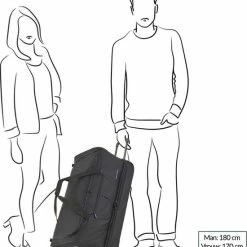 Alternative view of Korting ✨ Travelite Basics Wheeled Duffle 70cm Expandable Navy/Orange ????