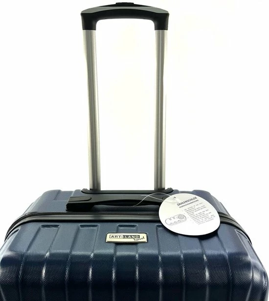 Hete verkoop ???? AATravel XL Reiskoffer - Trolley ABS - Met Dubbele Wielen - 75 Cm - 97 Liter - Blauw ✔️ 7 Hete verkoop ???? AATravel XL Reiskoffer - Trolley ABS - Met Dubbele Wielen - 75 Cm - 97 Liter - Blauw ✔️ - Afbeelding 5
