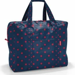 Beste Pirce ???? Reisenthel Mini Maxi Touringbag Reistas - Opvouwbaar - 40L - Mixed Dots Red Rood ⭐