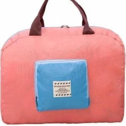 Uitgang ???? EaglePatent® Opvouwbare Draagbare Reistas - Handtas - Schoudertas - Weekendtas - Dames - Heren - Duffle Bag - Roze ❤️