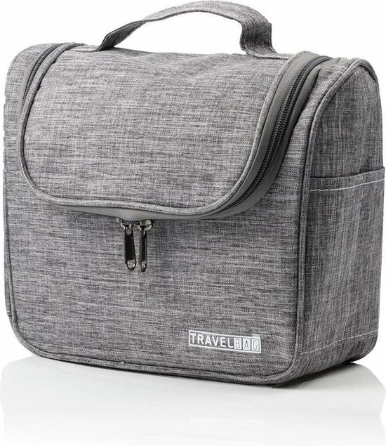 Beste deal ???? Merkloos Decopatent® Ophangbare Toilettas Met Haak - Dames & Heren - Travel Bag Organizer - Waterdichte Reis Tas - Mannen & Vrouwen - Grijs ???? 9 Beste deal ???? Merkloos Decopatent® Ophangbare Toilettas Met Haak - Dames & Heren - Travel Bag Organizer - Waterdichte Reis Tas - Mannen & Vrouwen - Grijs ???? - Afbeelding 7