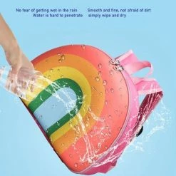 Flash-uitverkoop ???? Merkloos Rugtasje - Rugzak - Schooltas Hard Shell Regenboog Roze Wit - Waterdicht - Jongens - Meisjes - Cadeau - Sinterklaas - Kerst - 1 Jaar - 2 Jaar ???? -Samsonite Winkel 550x647 3