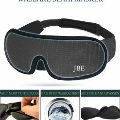 Beste deal ???? JBE Slaapmasker- Voor Mannen En Vrouwen - Traagschuim Oogmasker - Nachtmasker - 100% Verduisterend ???? -Samsonite Winkel 550x650 6