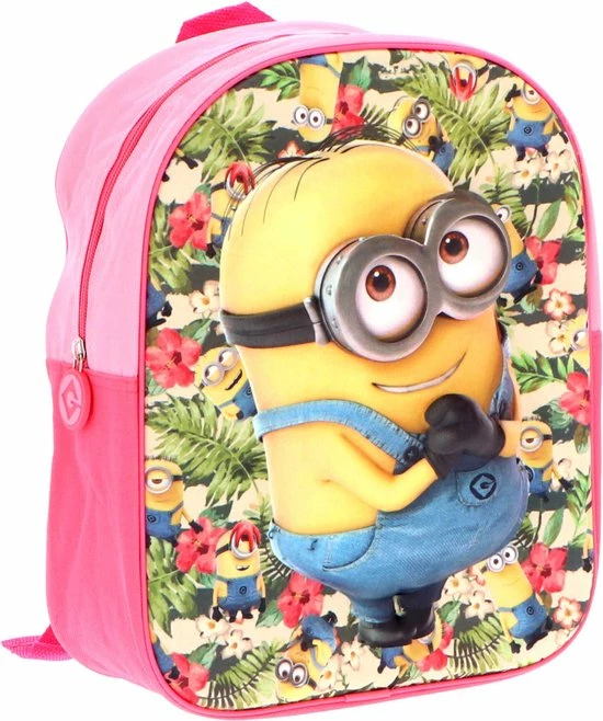 Top 10 ⭐ Universal Despicable Me Minions 3D Rugzak - Kinderen - Roze ???? 7 Top 10 ⭐ Universal Despicable Me Minions 3D Rugzak - Kinderen - Roze ???? - Afbeelding 5