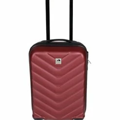 Groothandel ✨ Spilbergen - Brussels - Reiskoffer - ???? Handbagage - Hardcase - 52 X 33 X 20 Cm - Rood ????
