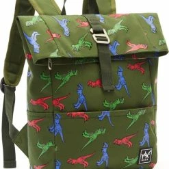 Alternative view of Beste deal ⭐ YLX Travel Gear YLX Original Rugzak Voor Kinderen - Rugzak - Rugzak Jongens - Rugzak Kind - Schooltas -Leger Groen Met Dinosaurussen. Gemaakt Van Gerecyclede Plastic Flessen. Eco-vriendelijk. Rugzak - Schooltas - Meisje - Jongen - Dino's - Basisschool ????