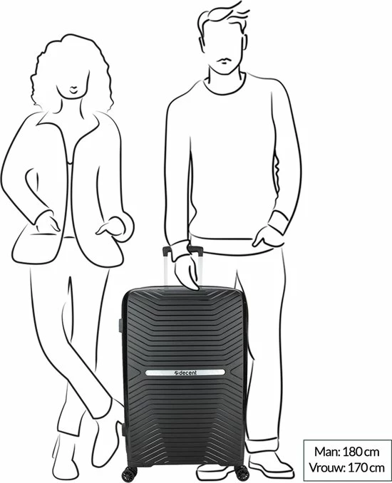 Coupon ✔️ Decent CROSS-ONE PP Trolley 76 Cm - 94 Liter - TSA Slot - Pink ???? 13 Coupon ✔️ Decent CROSS-ONE PP Trolley 76 Cm - 94 Liter - TSA Slot - Pink ???? - Afbeelding 11