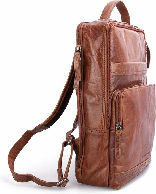Korting ⭐ Spikes & Sparrow Authentic Leren Laptop Rugtas - 17 Inch - Donkerbruin ???? 4 Korting ⭐ Spikes & Sparrow Authentic Leren Laptop Rugtas - 17 Inch - Donkerbruin ???? - Afbeelding 2