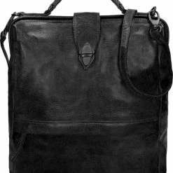 Aanbiedingen ???? Bear Design Ross Leren Rugtas / Dokterstas - Zwart ???? 24 Aanbiedingen ???? Bear Design Ross Leren Rugtas / Dokterstas - Zwart ???? -Samsonite Winkel 550x683