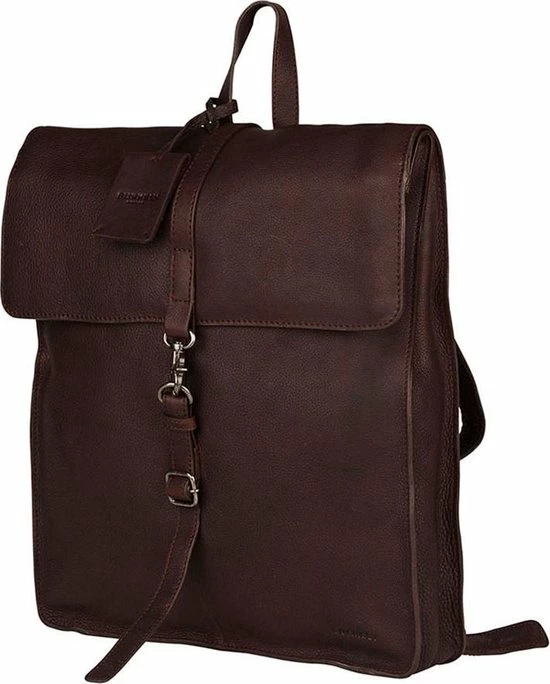 Goedkoop ???? Burkely Antique Avery Unisex Leren Rugzak - Bruin ???? 6 Goedkoop ???? Burkely Antique Avery Unisex Leren Rugzak - Bruin ???? - Afbeelding 4