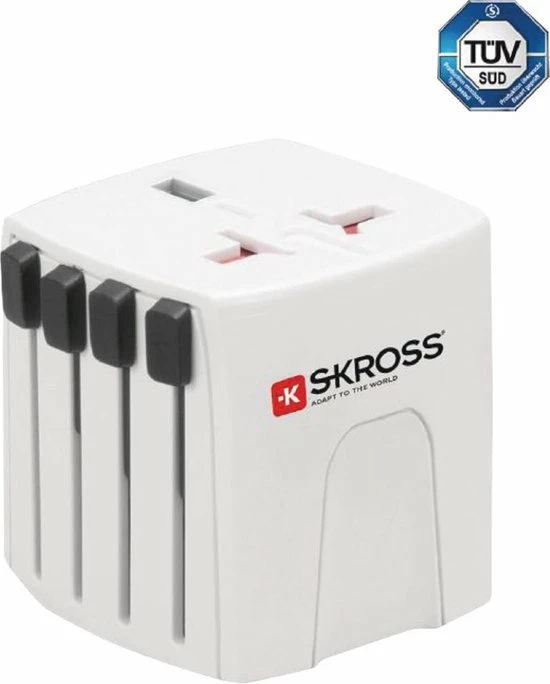 Gloednieuw ???? SKROSS Reisstekker World Adapter MUV Micro ???? 3 Gloednieuw ???? SKROSS Reisstekker World Adapter MUV Micro ????