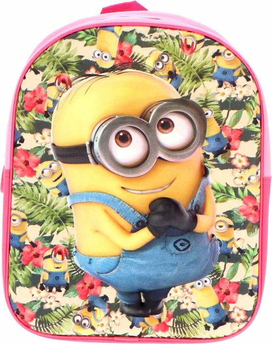 Top 10 ⭐ Universal Despicable Me Minions 3D Rugzak - Kinderen - Roze ???? 4 Top 10 ⭐ Universal Despicable Me Minions 3D Rugzak - Kinderen - Roze ???? - Afbeelding 2