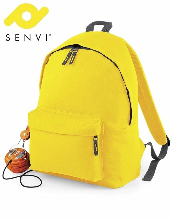 Kopen ⭐ Bagbase Senvi Original Fashion Rugzak - Geel - 18 Liter ???? 9 Kopen ⭐ Bagbase Senvi Original Fashion Rugzak - Geel - 18 Liter ???? - Afbeelding 7
