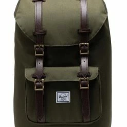 Beste deal ???? Herschel Little America Mid-Volume - Ivy Green/Chicory Coffee / Rrugzak Met 17L Opbergvolume - 13" Fleece-gevoerd Laptopvak - Magnetische Sluiting / Met Levenslange Fabrieksgarantie / Limited Lifetime Warranty / Groen ✔️