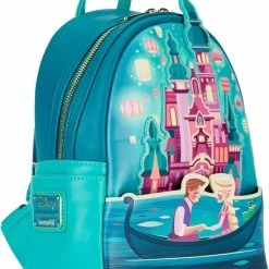 Alternative view of Flash-uitverkoop ???? Loungefly Rapunzel - ( TANGLED ) - PRINCESS CASTLE - MINI ???? BACKPACK - DISNEY ????